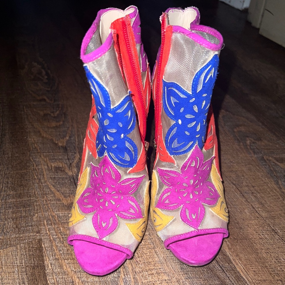 Jessica Simpson mesh boots